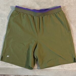 Fabletics Men's Green Athletic Shorts